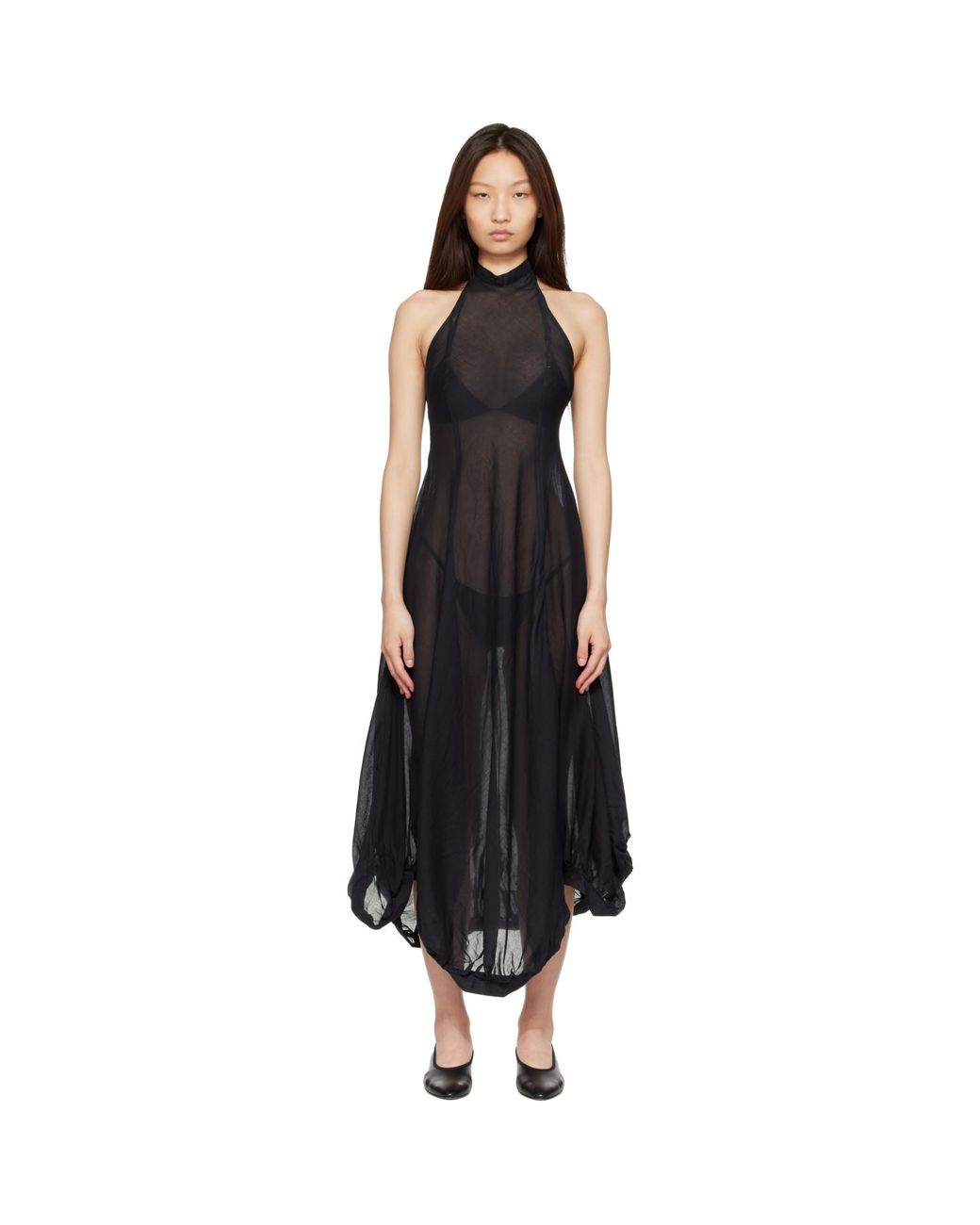 GIMAGUAS Black Bomba Maxi Dress
