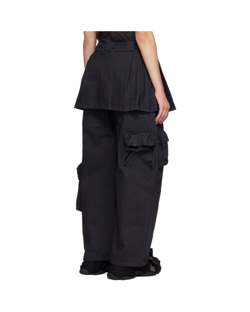 Collina Strada Black Lawn Skirt Cargo Pants
