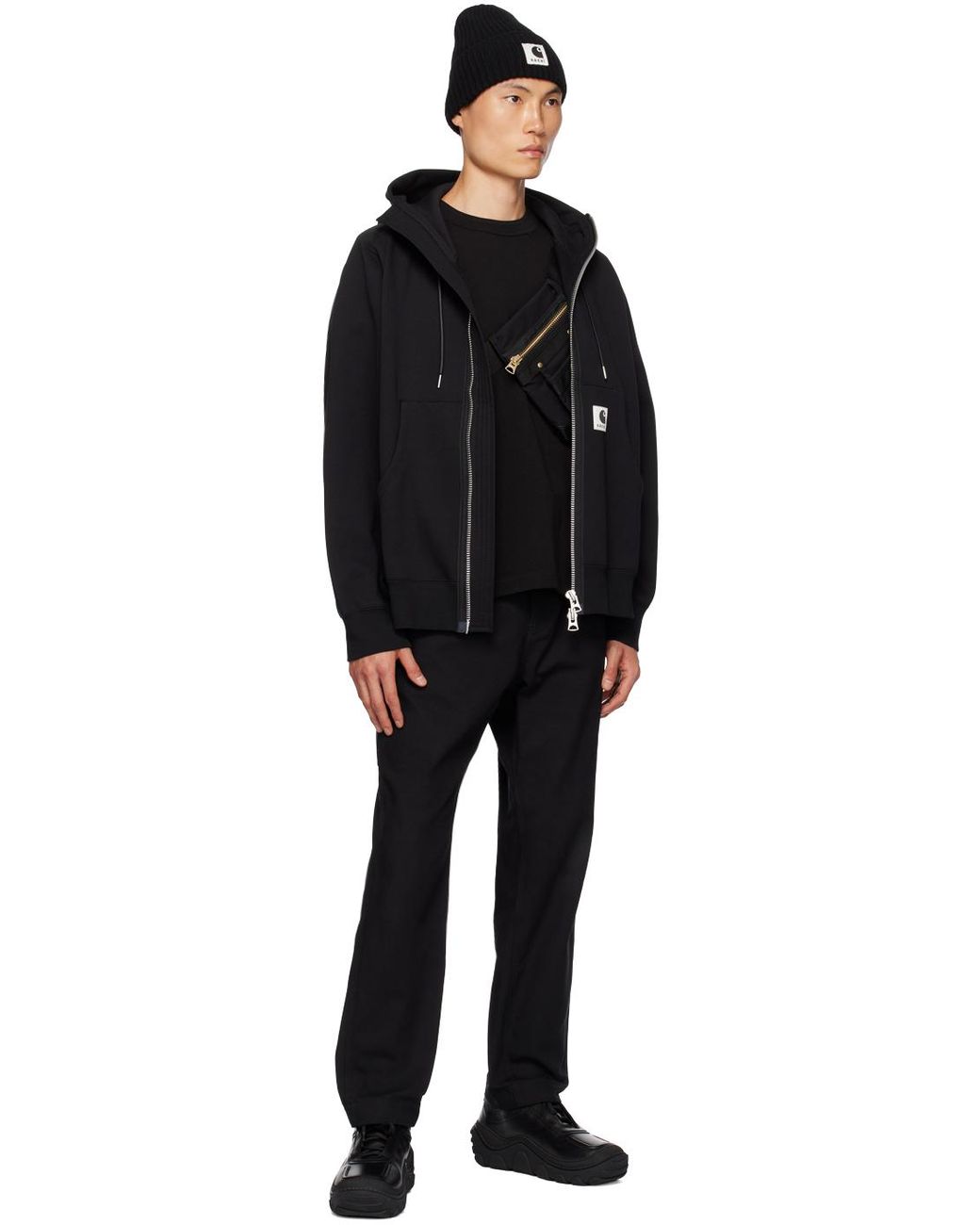 【新品未使用】sacai Carhartt WIP Hoodie ブラックL Sacai - Sacai X CARHARTT WIP HOODIE | HBX - Globally Curated