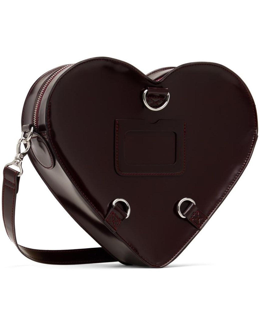 Sac a dos en forme de c ur bourgogne Dr. Martens en coloris Noir Lyst