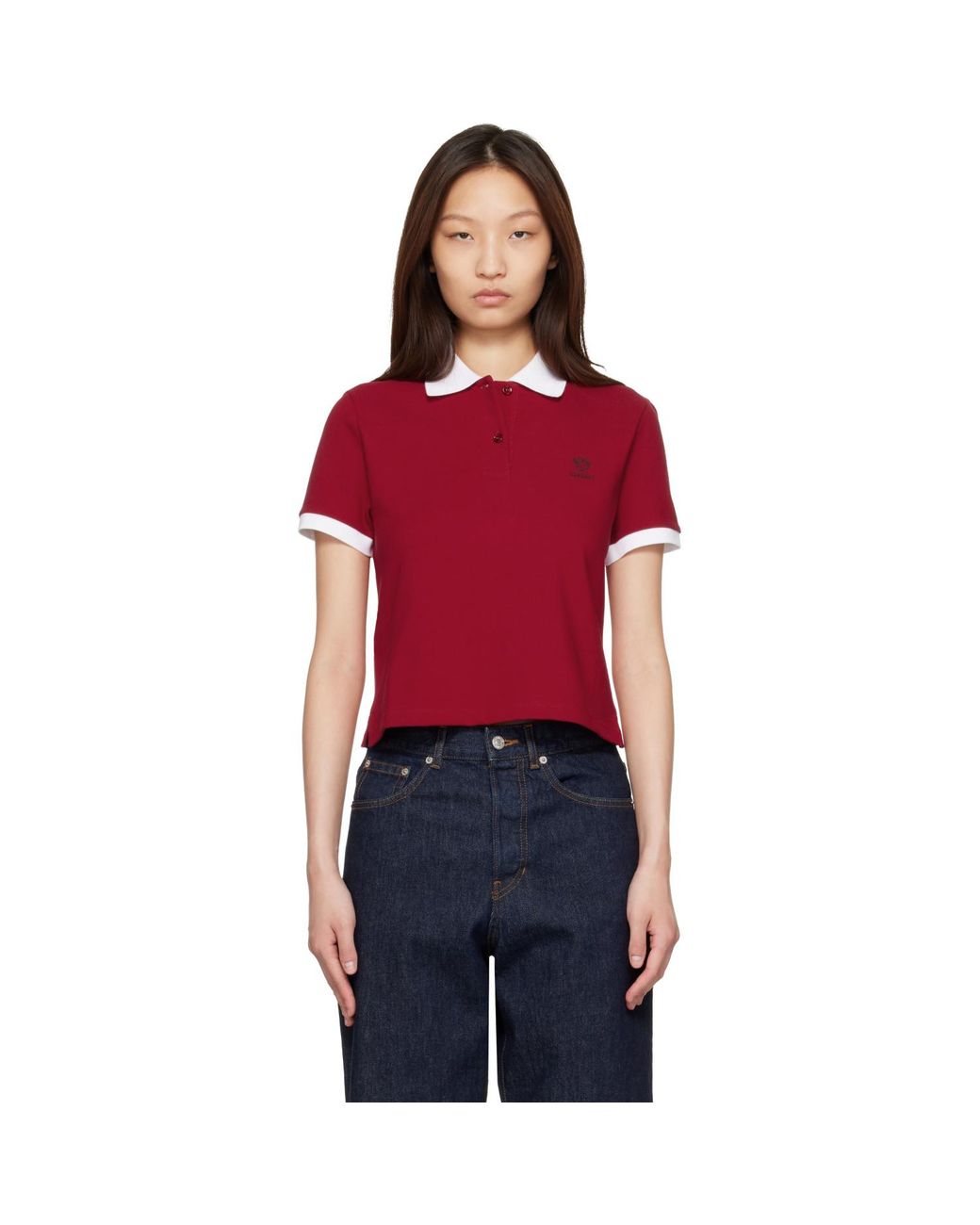 Versace Embroidered Cotton Piqué Polo