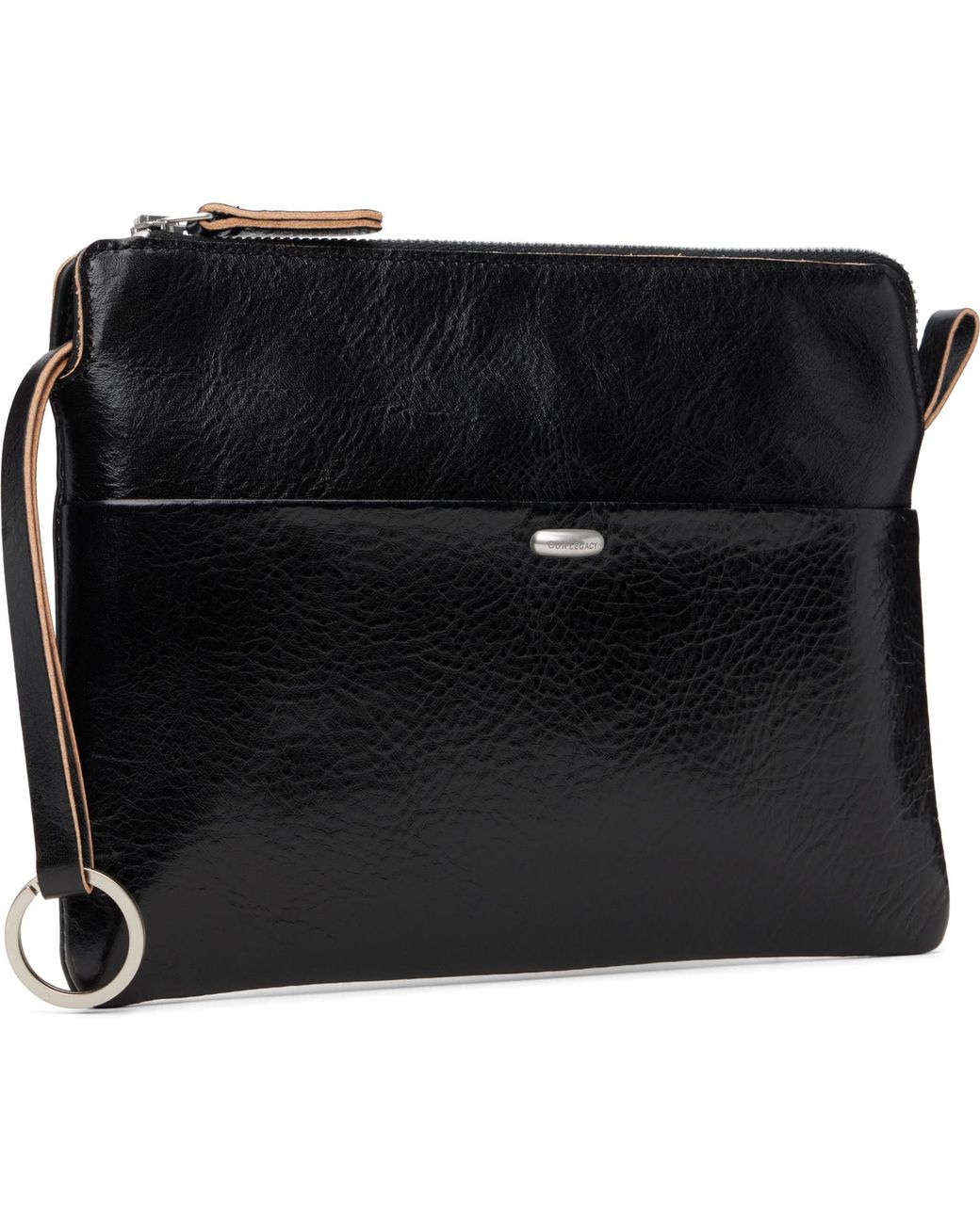 Our Legacy Black Supporter Organizer Pouch for men