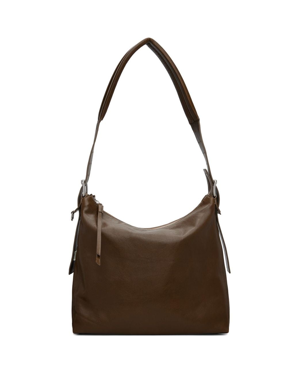 Lemaire Brown Belted Leather Bag