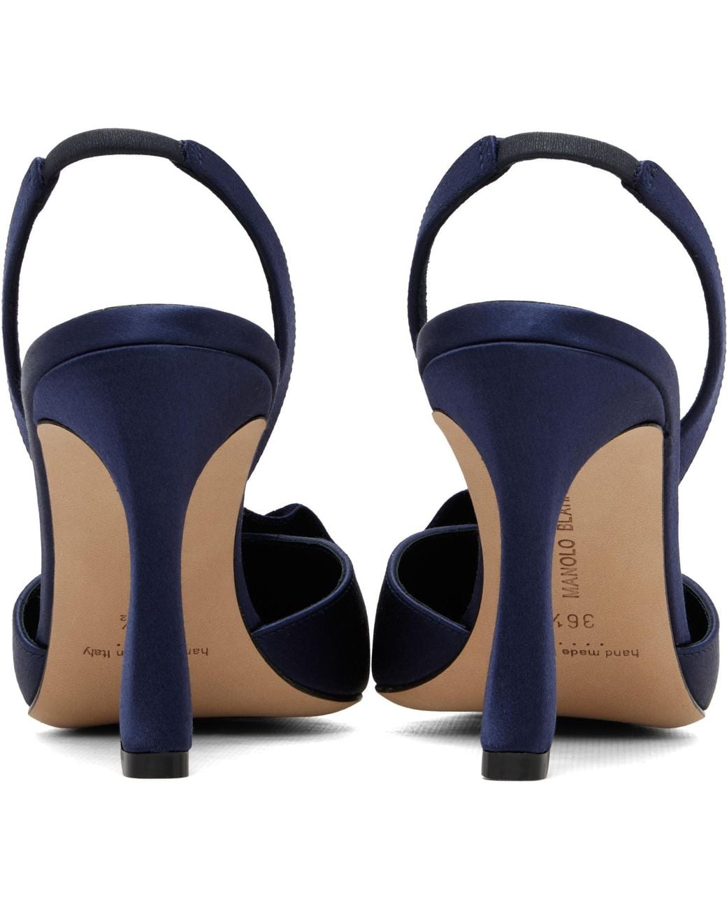 Manolo Blahnik Blue Caulosli Heels