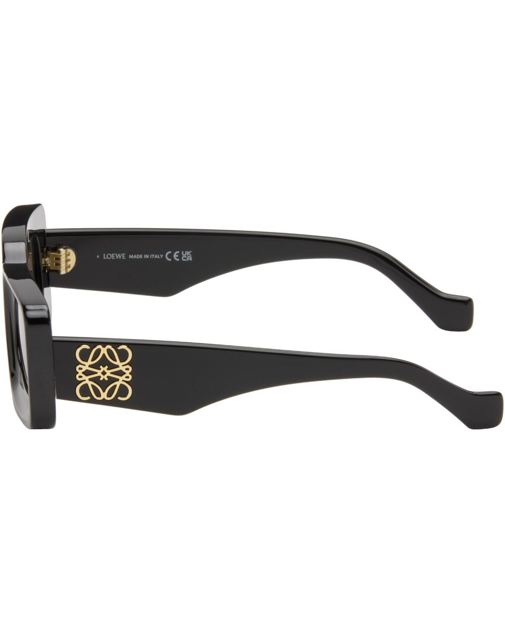 Loewe Black Rectangular Sunglasses