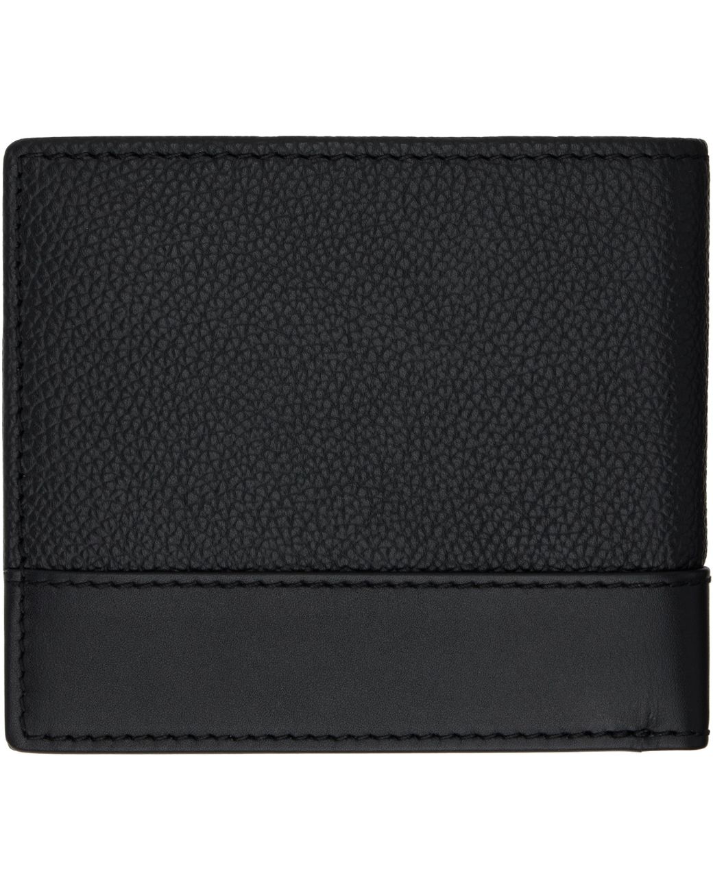 Portefeuille À Deux Volets Noir En Cuir HUGO pour homme en coloris Black