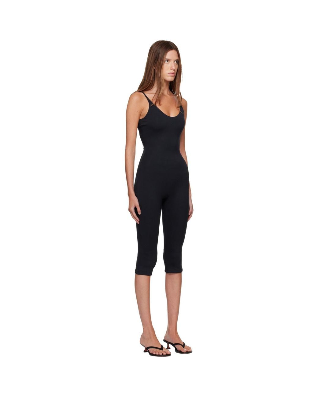 Skims Blue Smooth Layers Capri Catsuit