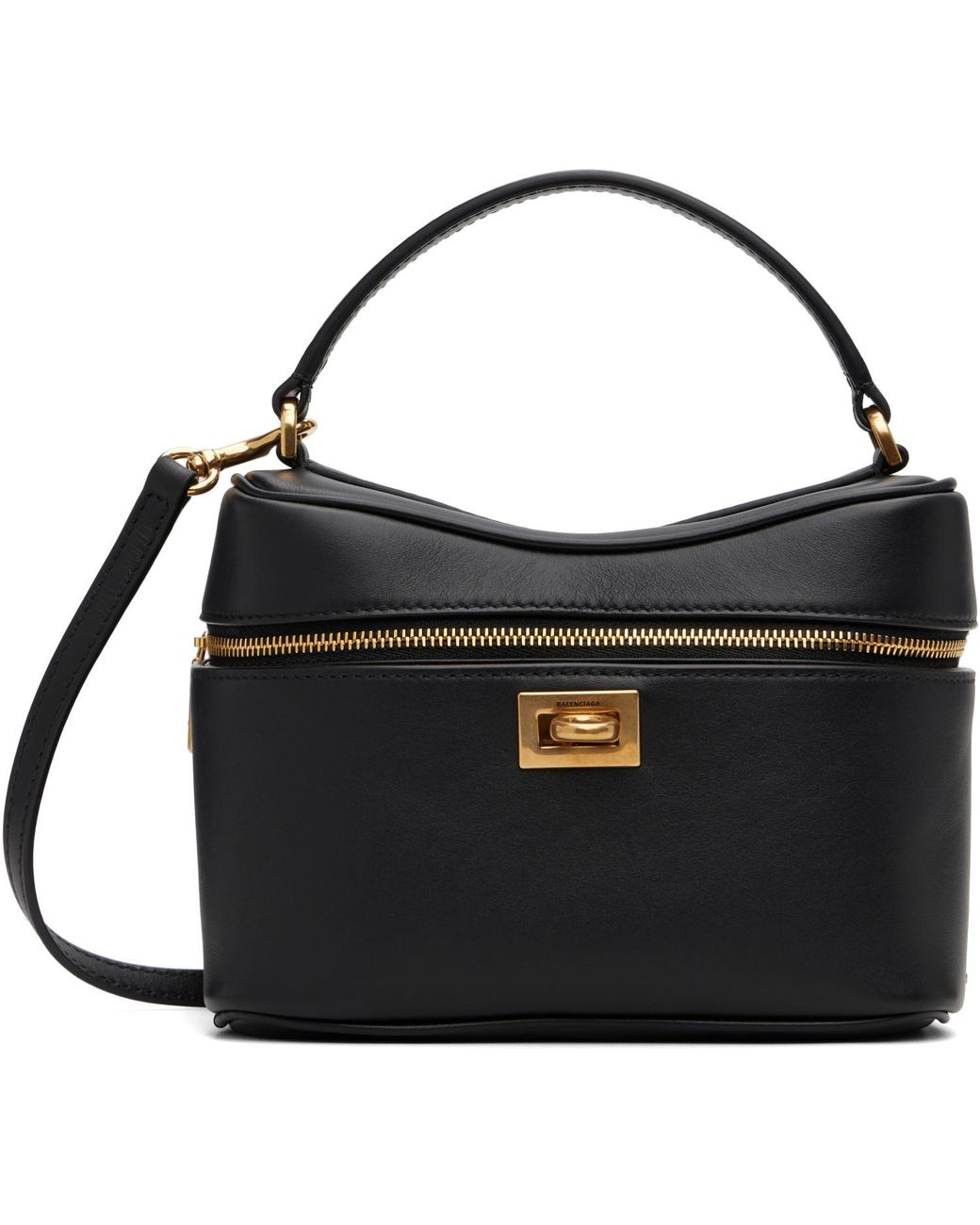 Balenciaga Black Rodeo Vanity Smooth Calf Bag