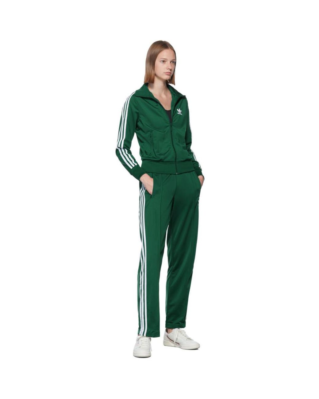 adidas Originals Green Firebird Track Pants | Lyst