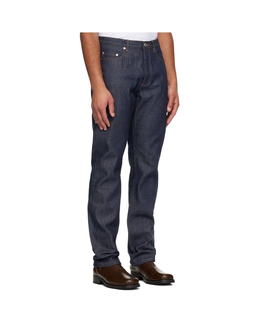 A.P.C. Blue Standard Jeans for men