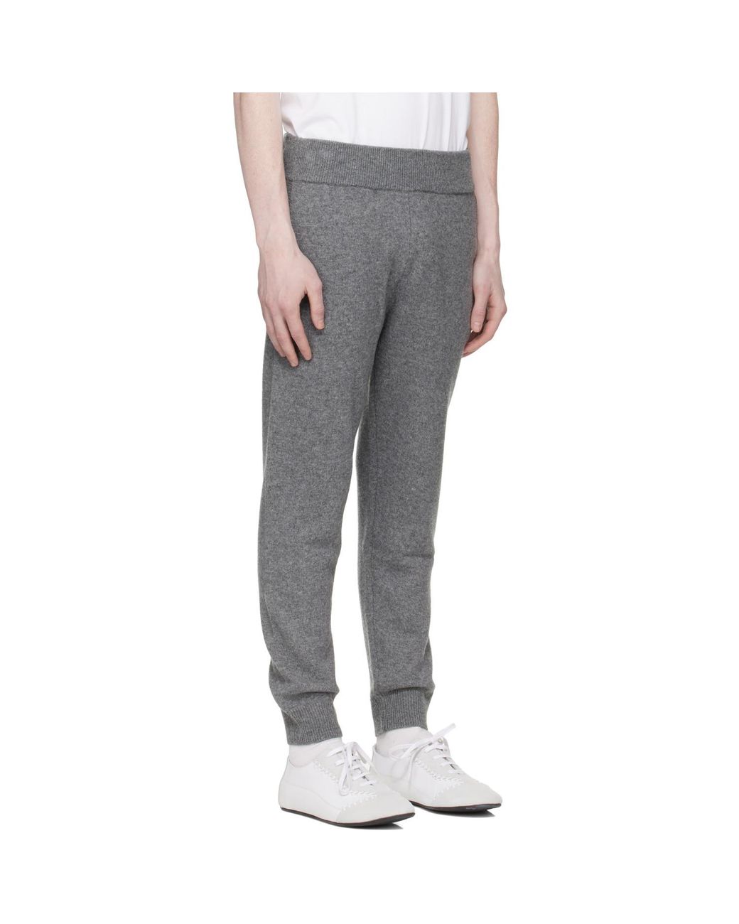 Entire studios Black Slim Knit Lounge Pants for men