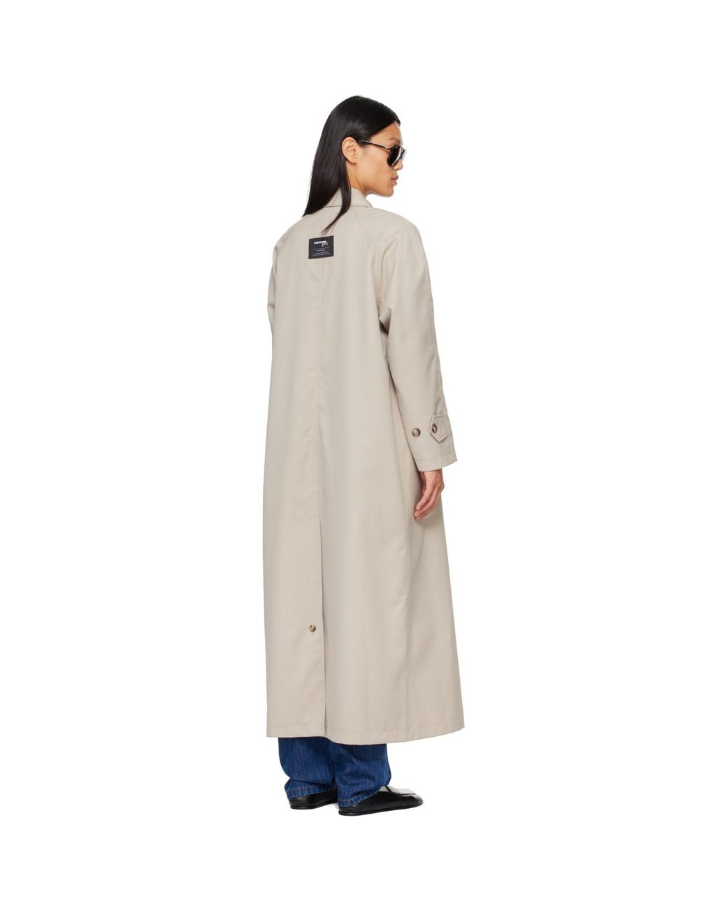 HOMMEGIRLS Natural Mac Coat
