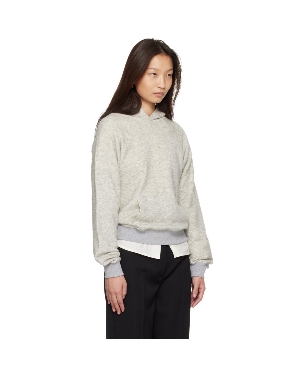 Khaite Gray Ellen Hoodie