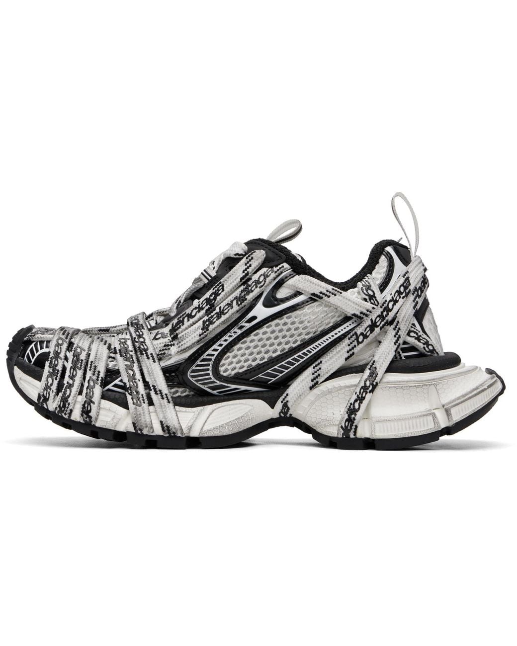 Balenciaga Gray 3Xl Extreme Laces Sneakers