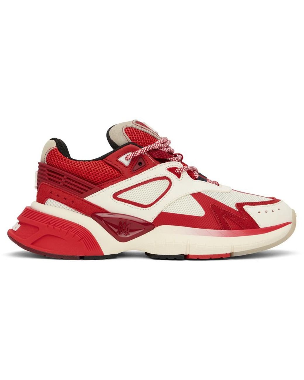 【関税込み】AMIRI レッド＆オフホワイト MA Runner スニーカー Amiri & Off-white Ma Runner Sneakers in Red for Men | Lyst