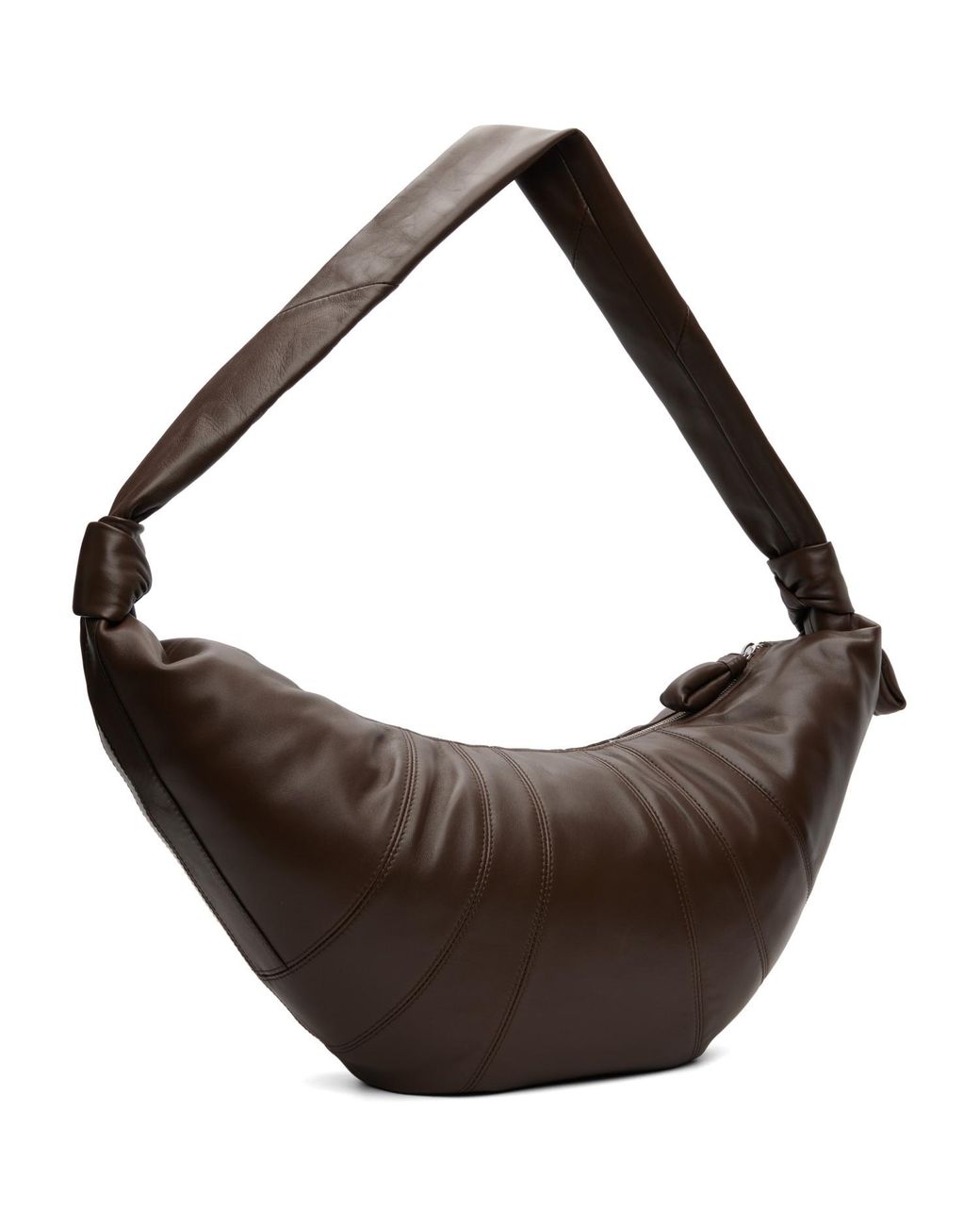 Lemaire Brown Large Croissant Bag for men