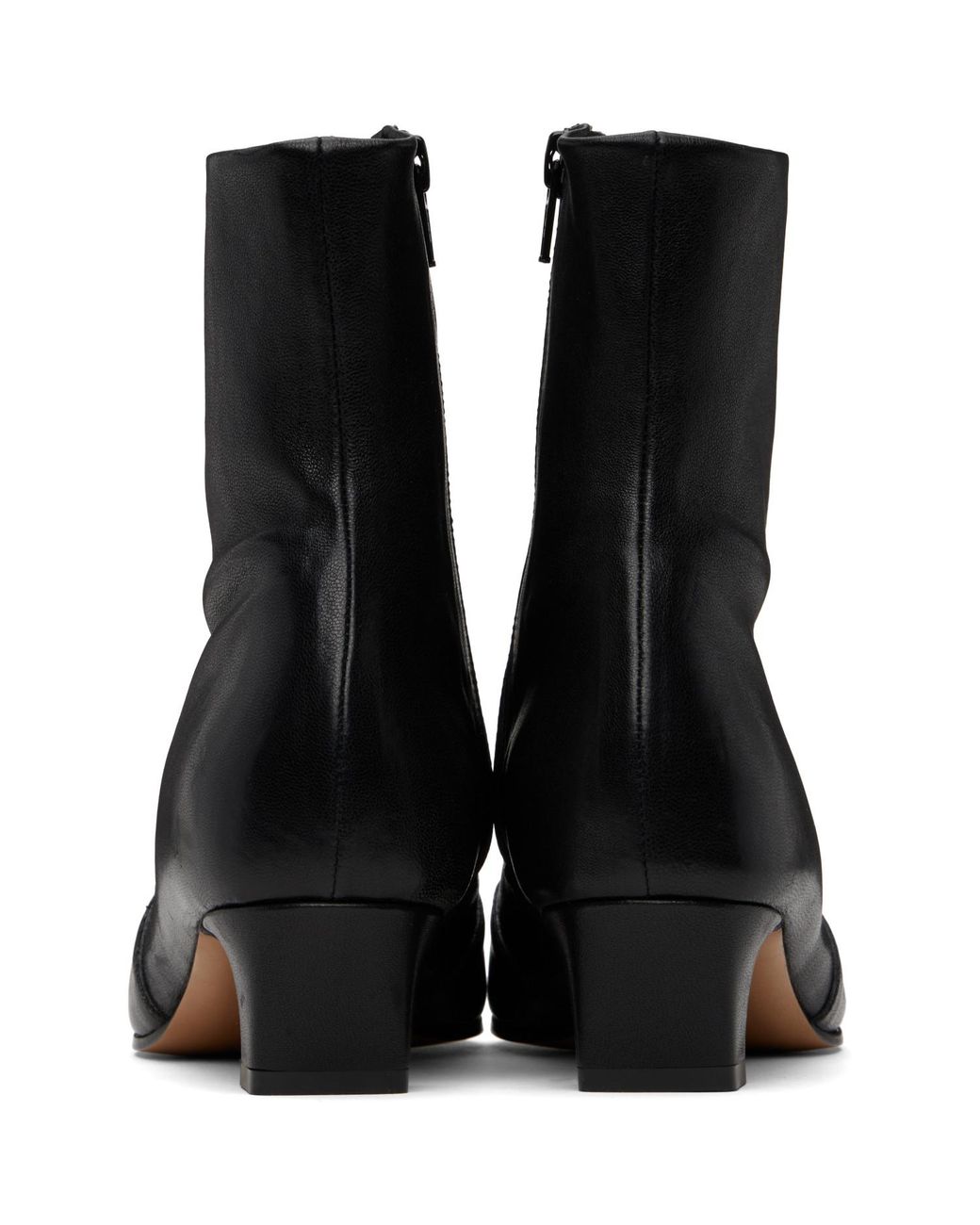 Khaite Black Nevada Stretch Low Boots
