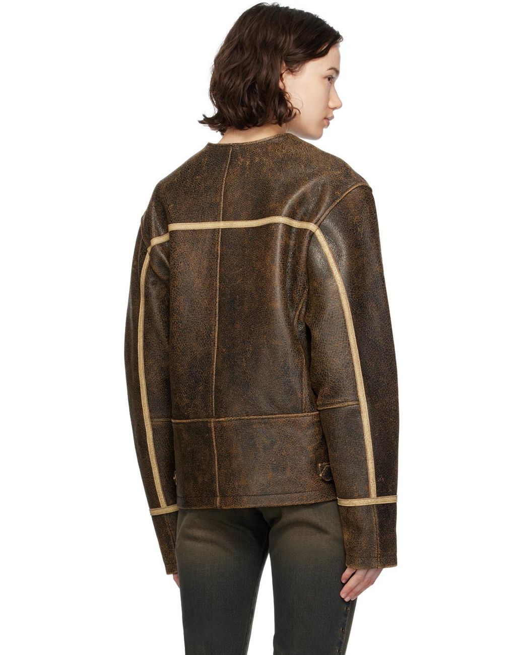【関税込み】GUESS USA ブラック クラックレザー ジャケット GUESS USAのブラック クラックレザー ジャケットがセール中