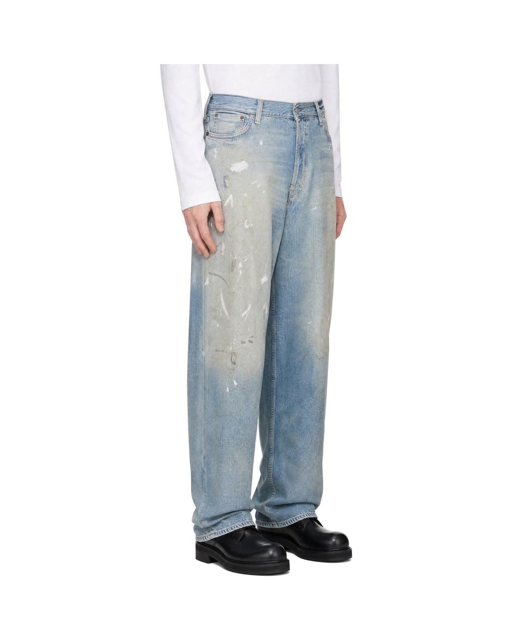 Acne Blue Loose Fit 2023 Jeans for men