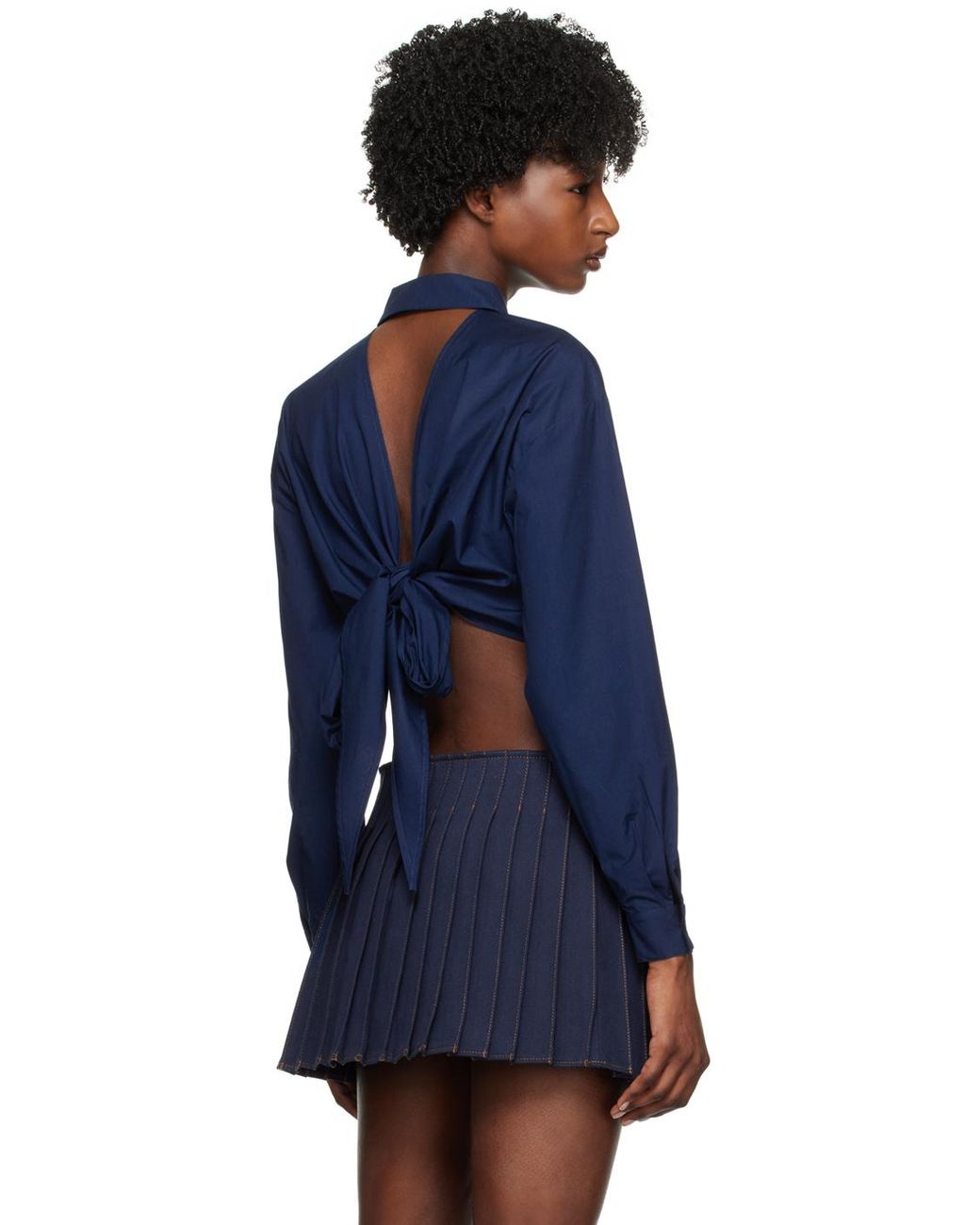 AMI Ssense Exclusive Blue Shirt