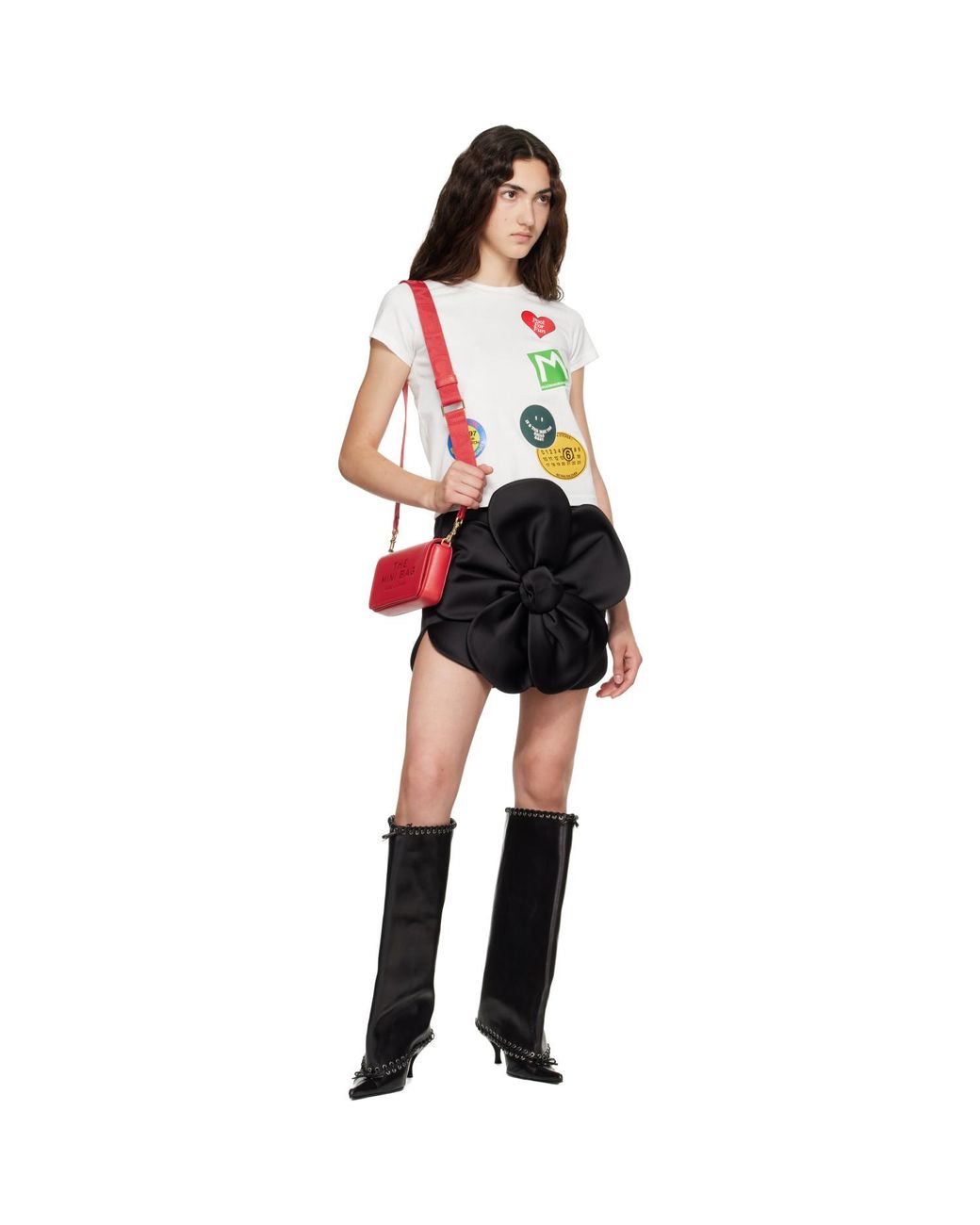 Marc Jacobs Red 'The Leather Mini' Bag
