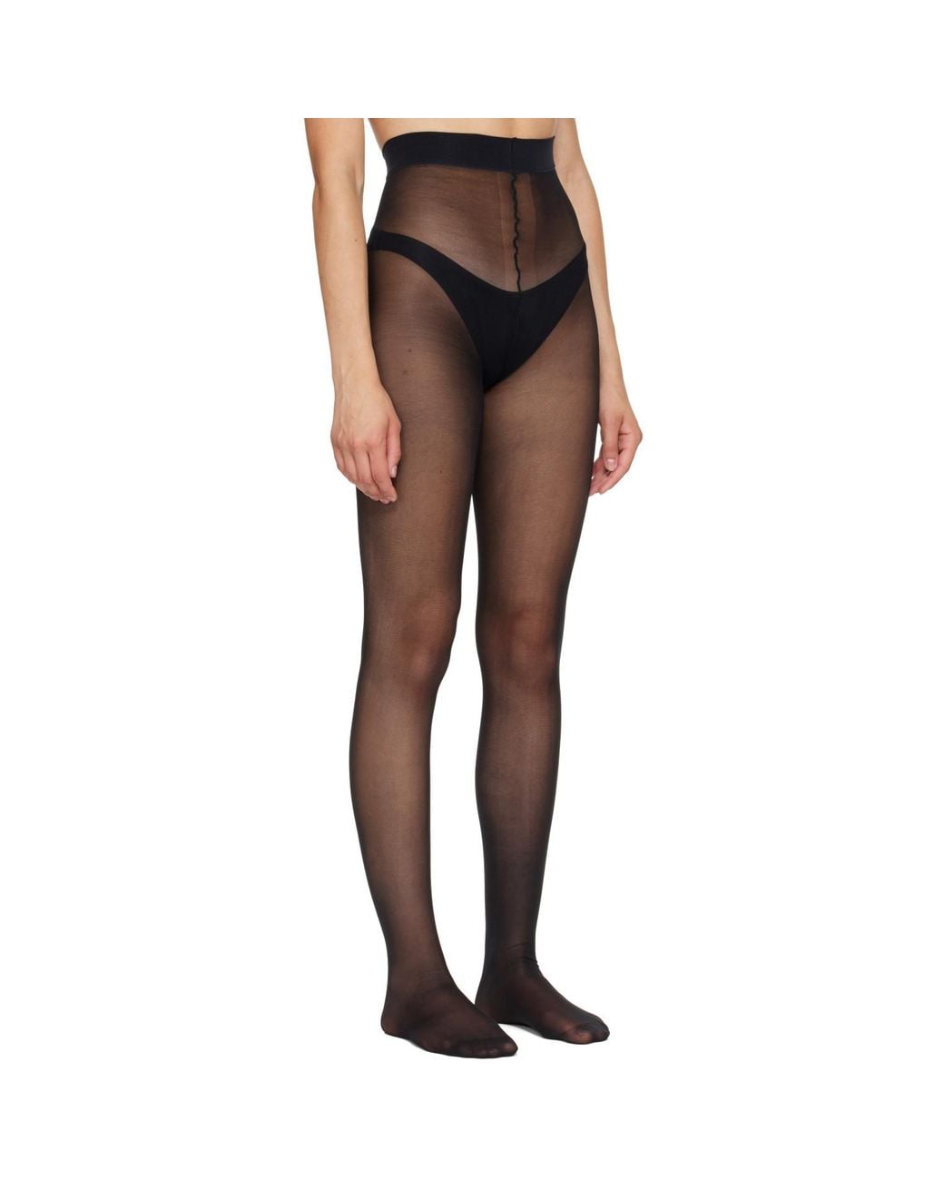 Vetements Gray Logo Push-Up Tights