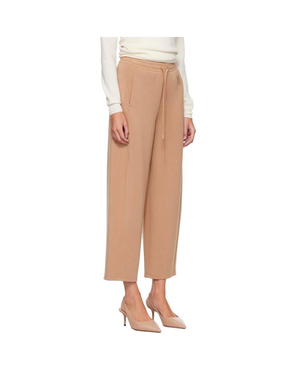 Weekend by Maxmara Natural Tan Getto Jersey Lounge Pants