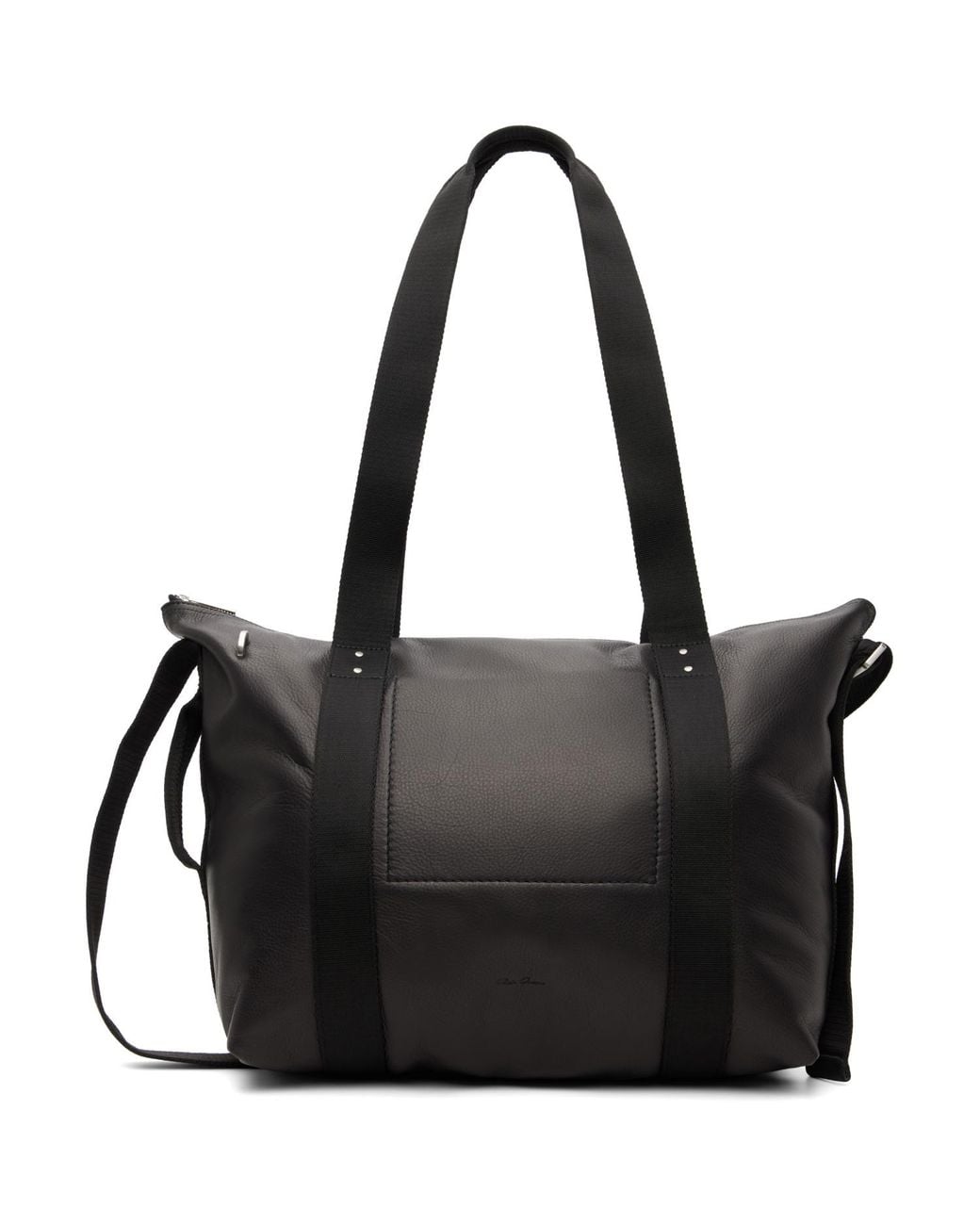 Rick Owens Black Tower Trolley Tote for men