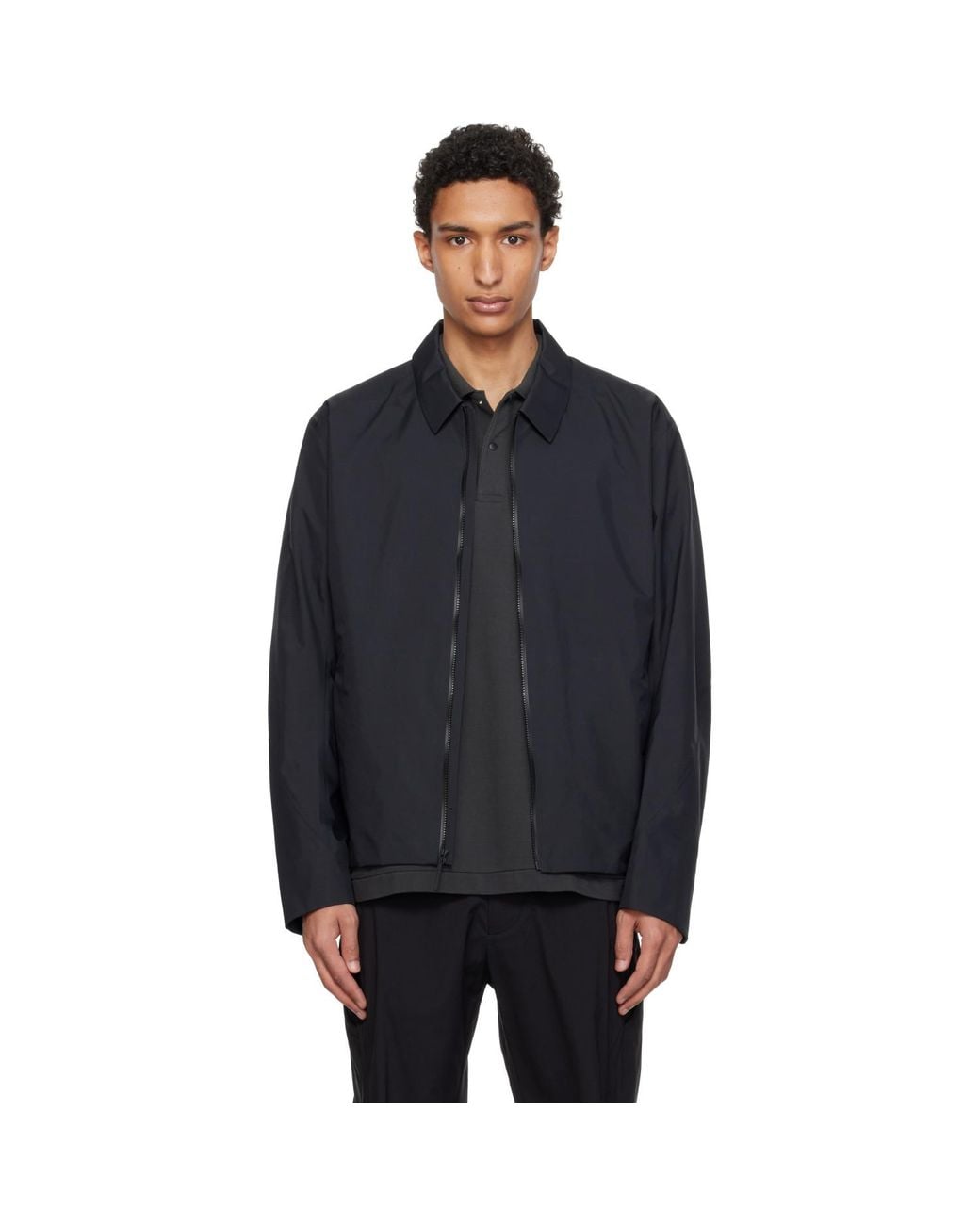 Veilance Black Centroid Jacket for men