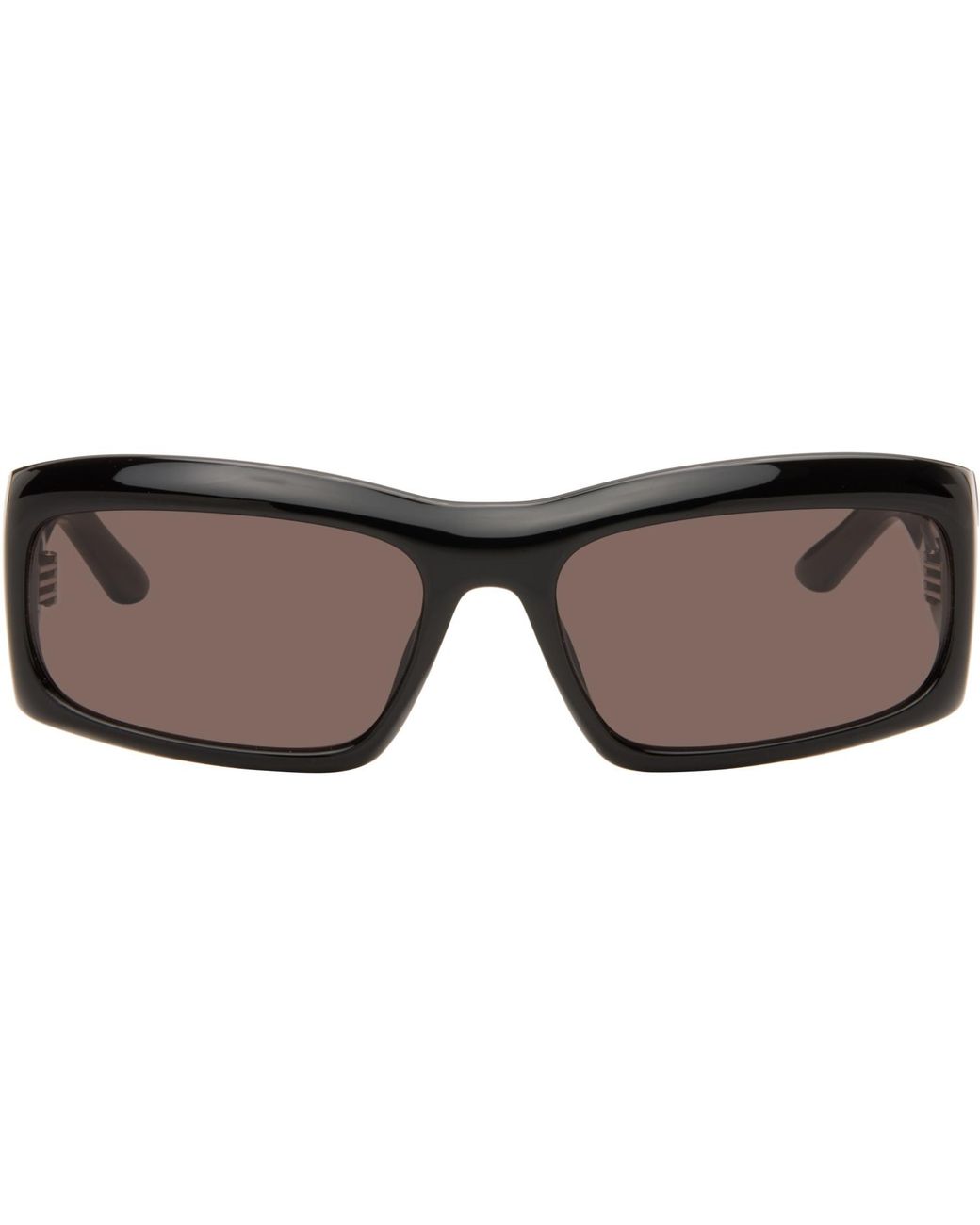 Gucci Brown Rectangular Frame Sunglasses