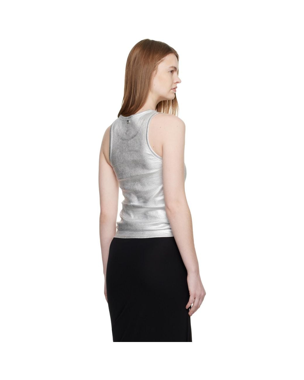 Rabanne Black Signature Piercing Tank Top