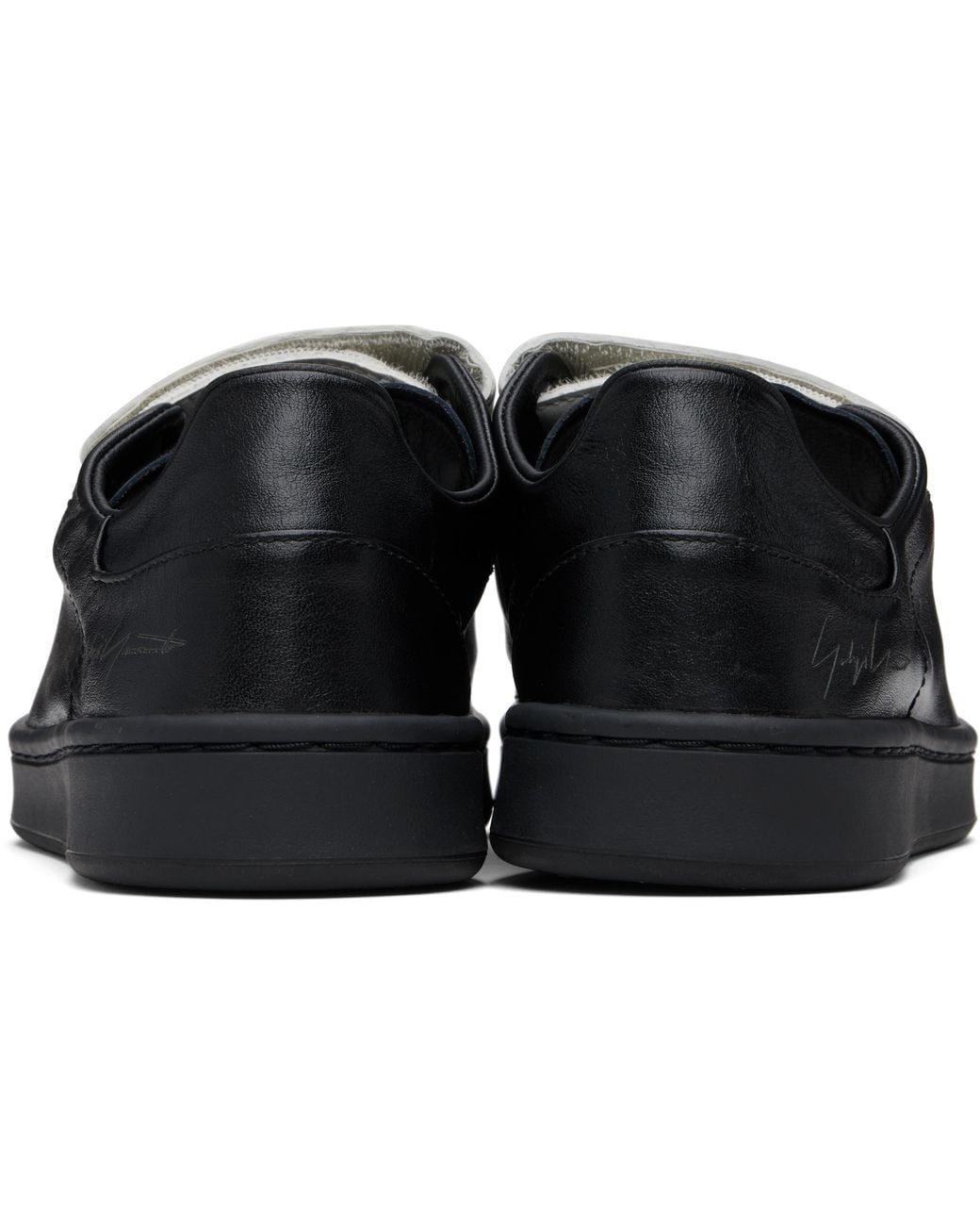 Y-3 Black Stan Smith Hook-And-Loop Sneakers for men