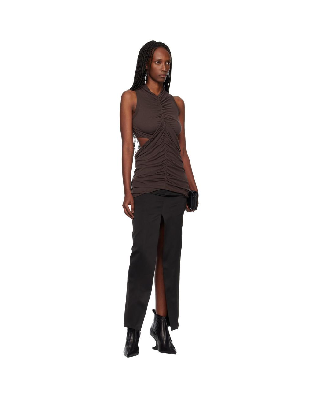 Rick Owens Black Temple Sunpeel Top