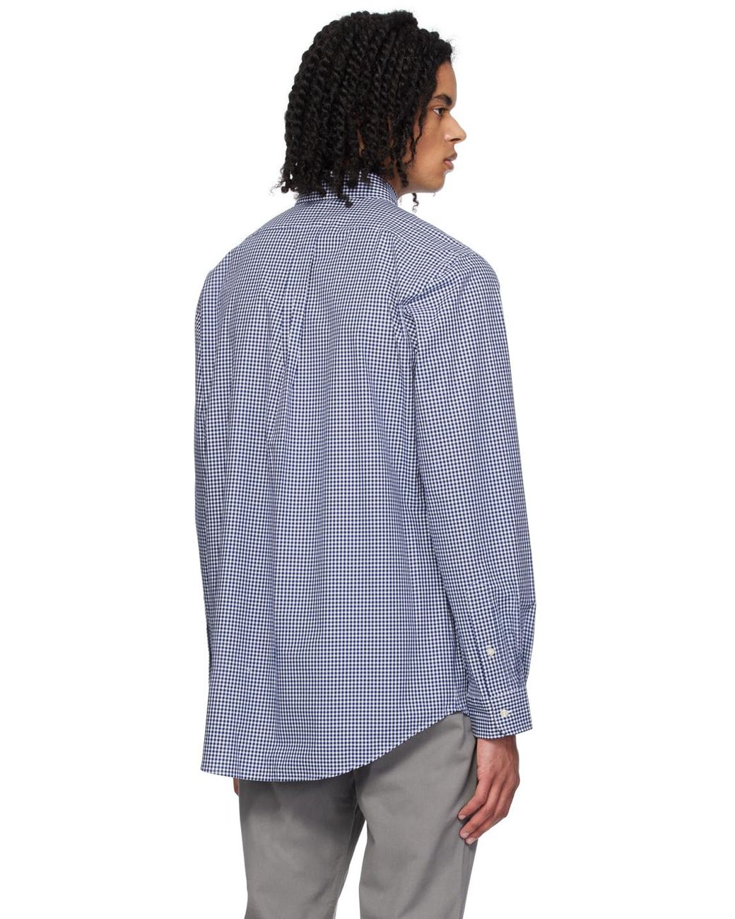 Chemise bleu marine a motif guinguan Polo Ralph Lauren pour homme en coloris Violet Lyst