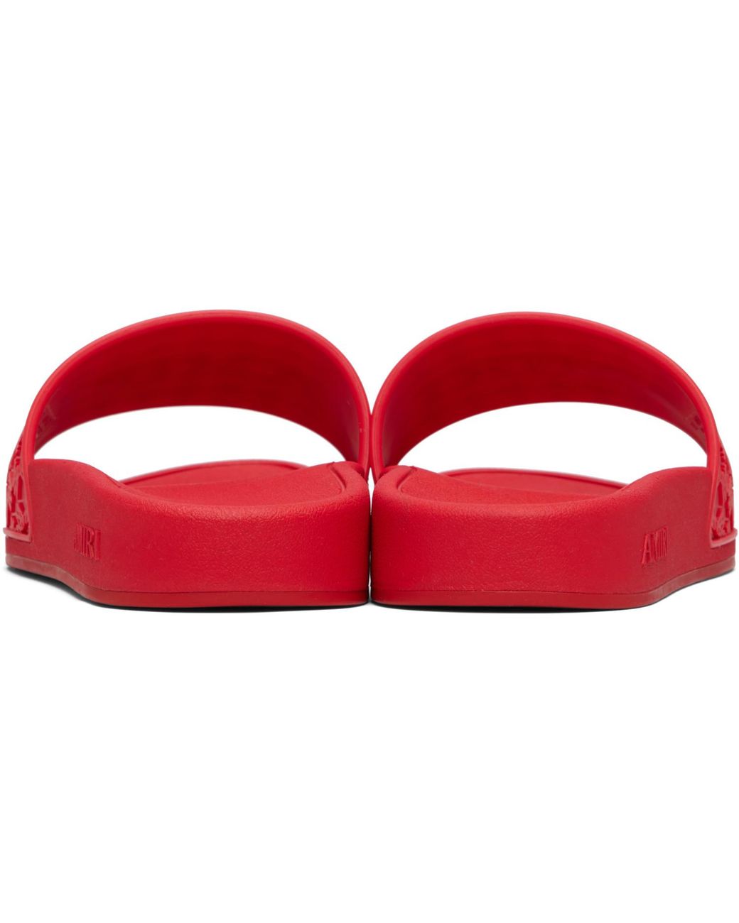 Amiri Red Ma Quad Pool Slides for men