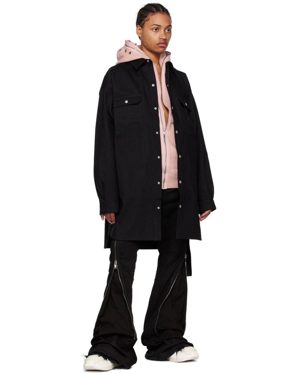ミ*ー様 Rick Owens DRKSHDW Extended Zip Hoo DRKSHDW - TOPS - Rick Owens