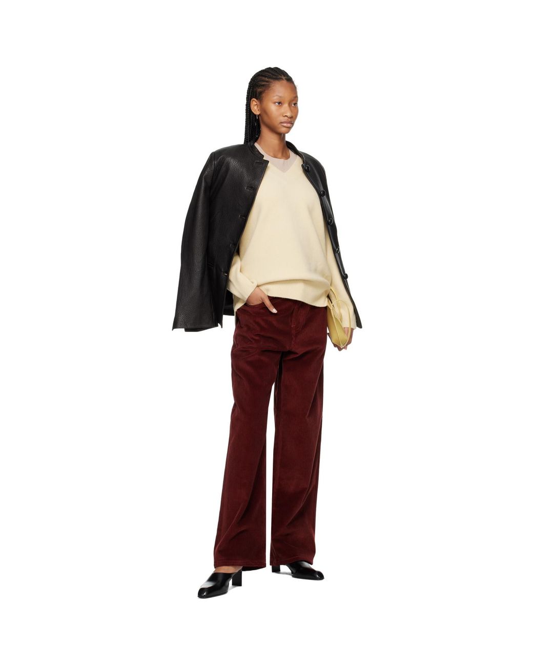 Rohe Natural Classic V-Neck Sweater