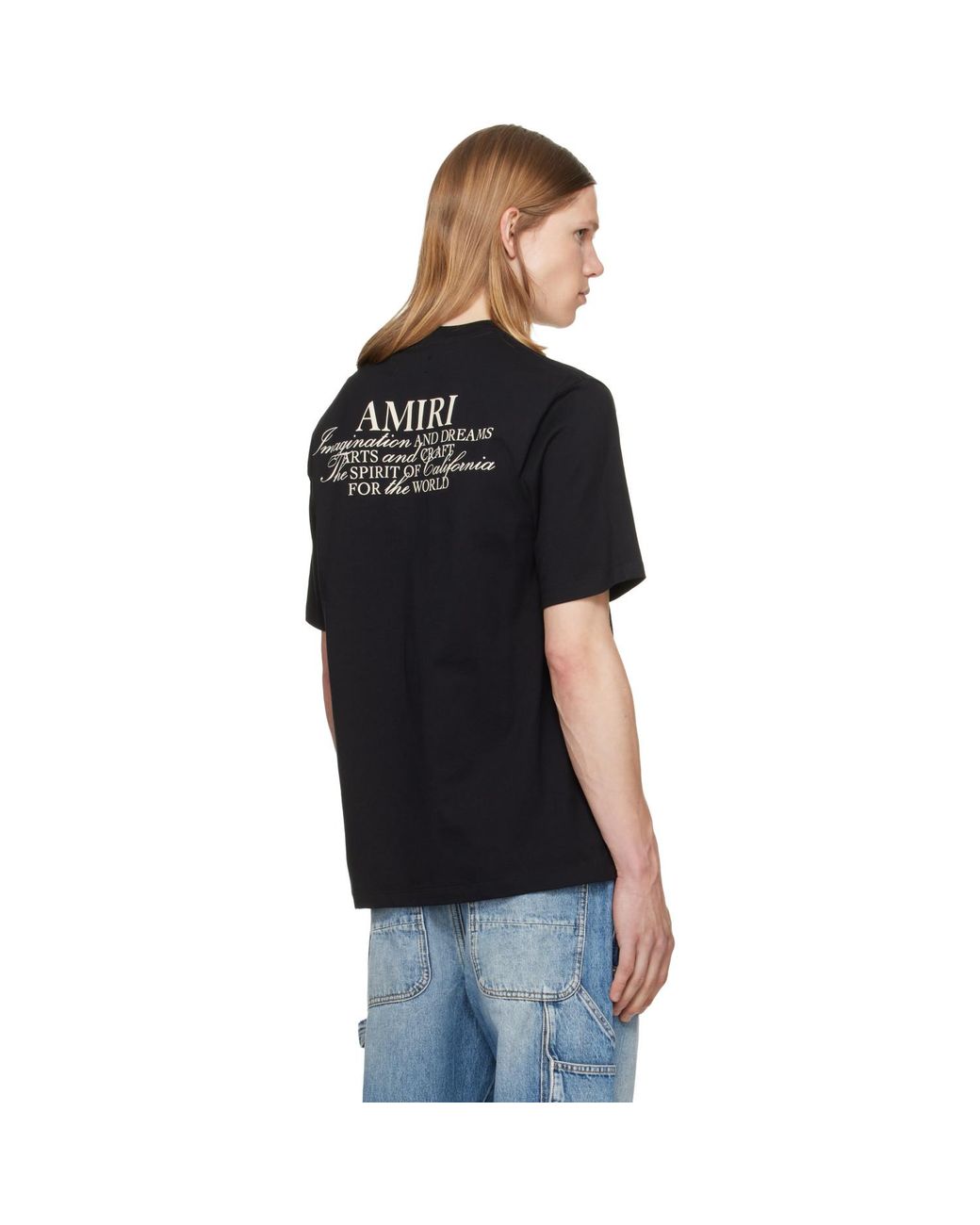 Amiri Black Spirit' T-Shirt for men