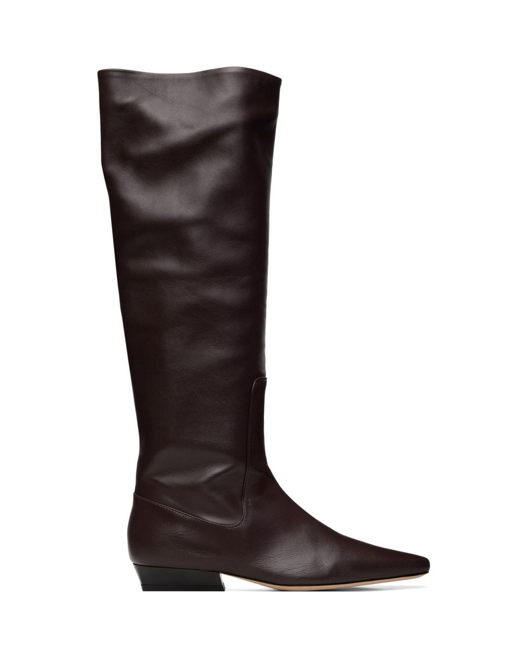 Staud Brown Wally Flat Tall Boots