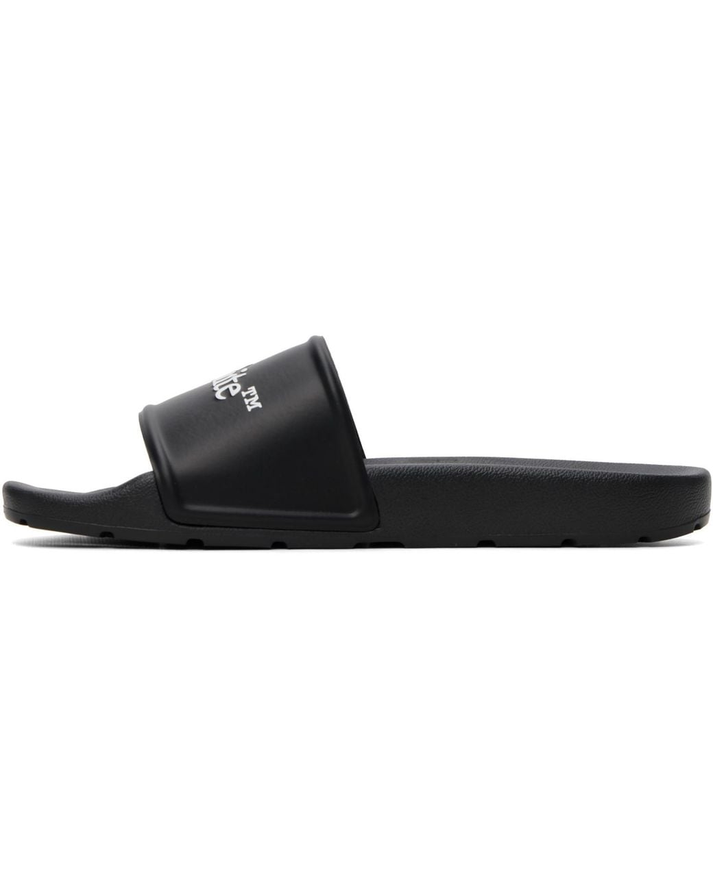 Off-White c/o Virgil Abloh Black Bookish Slider Sandals for men