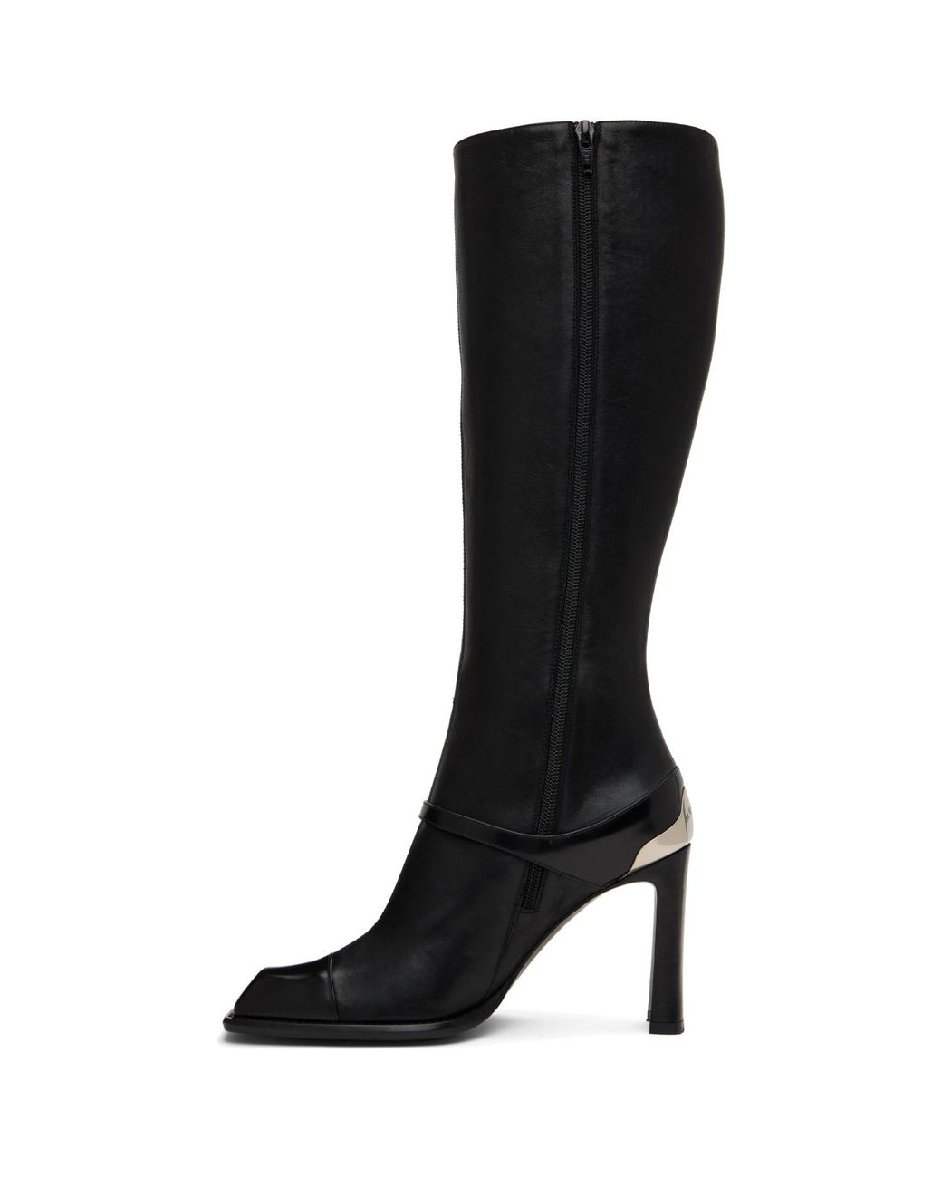 McQueen Black Camden Tall Boots