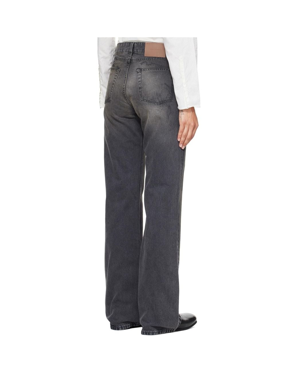 Our Legacy Gray Boot Cut Jeans