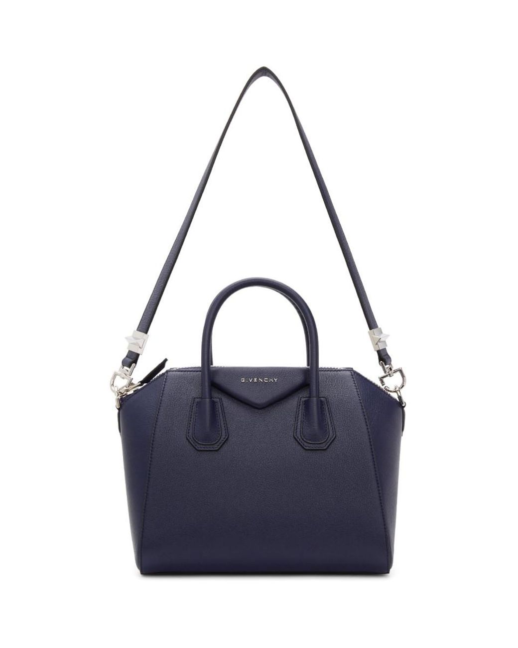 Givenchy Navy Small Antigona Bag in Blue | Lyst