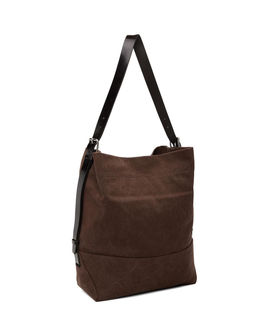 Lemaire Brown Belted Tote Bag