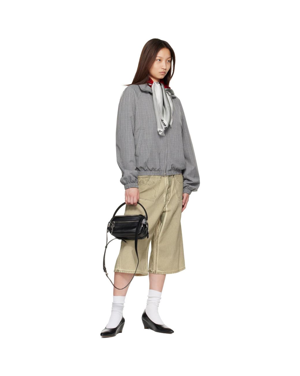 Acne Black Camero Kit Crossbody Bag