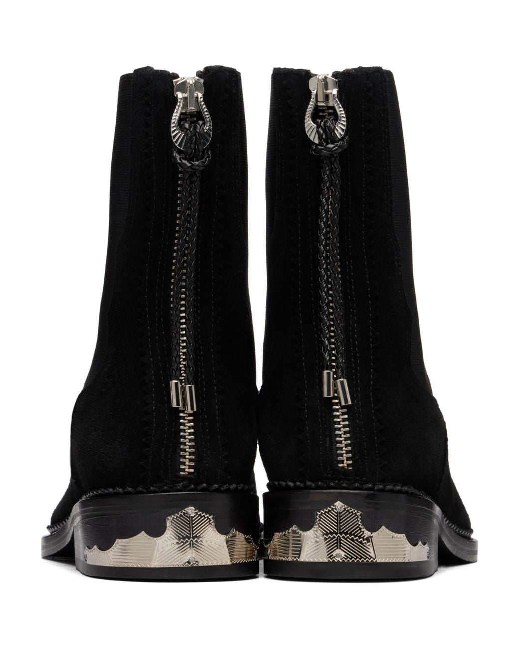 Toga Black Suede Boots