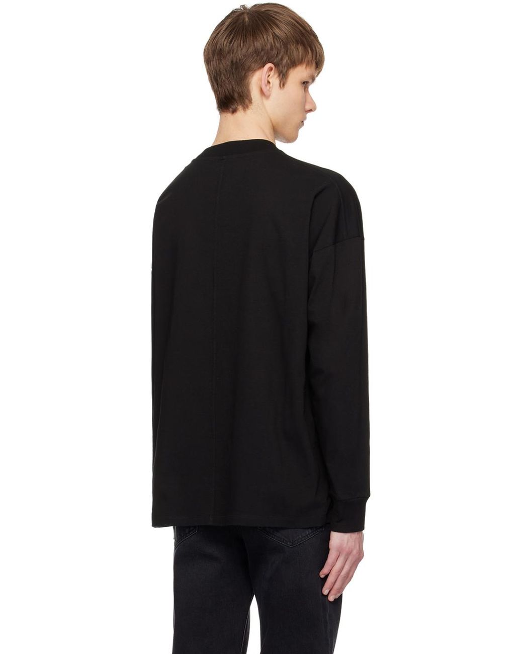 T-shirt à manches longues drago noir The Row pour homme en coloris Black