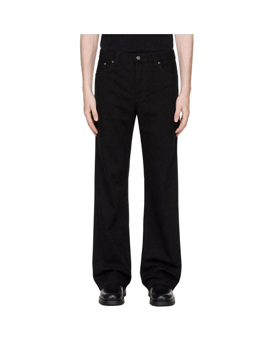 Nudie Jeans Black Steady Eddie Ii Dry Jeans for men