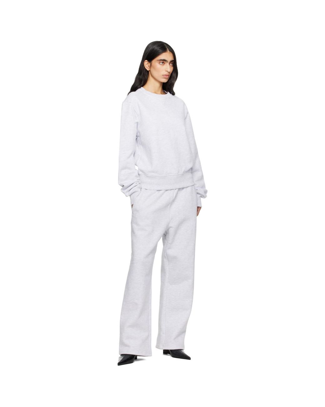 Entire studios White Straight Leg Sweatpants