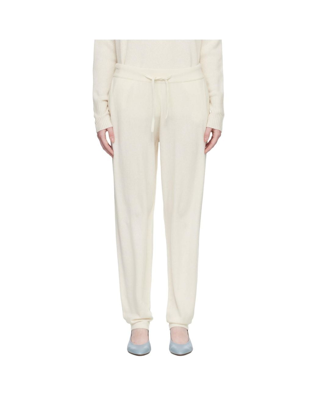Lisa Yang White Off- 'The Jo' Lounge Pants